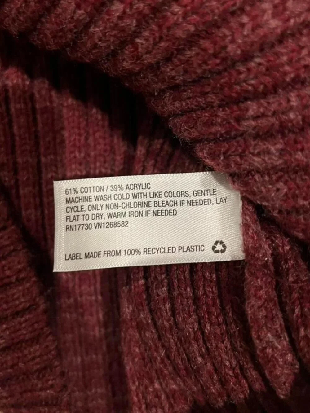 Burgundy sweater Universal Thread women's M - Picture 4 of 4